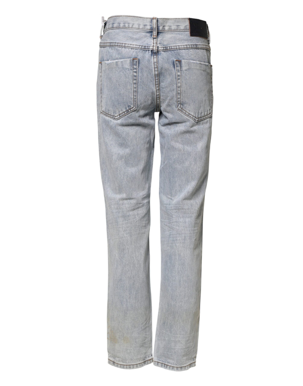 One Teaspoon Blue Straight Leg Jeans for Women detail view