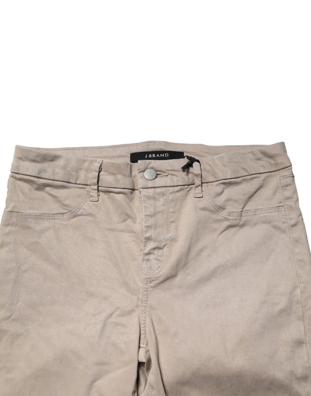 J Brand Beige Skinny Pants for Women side view