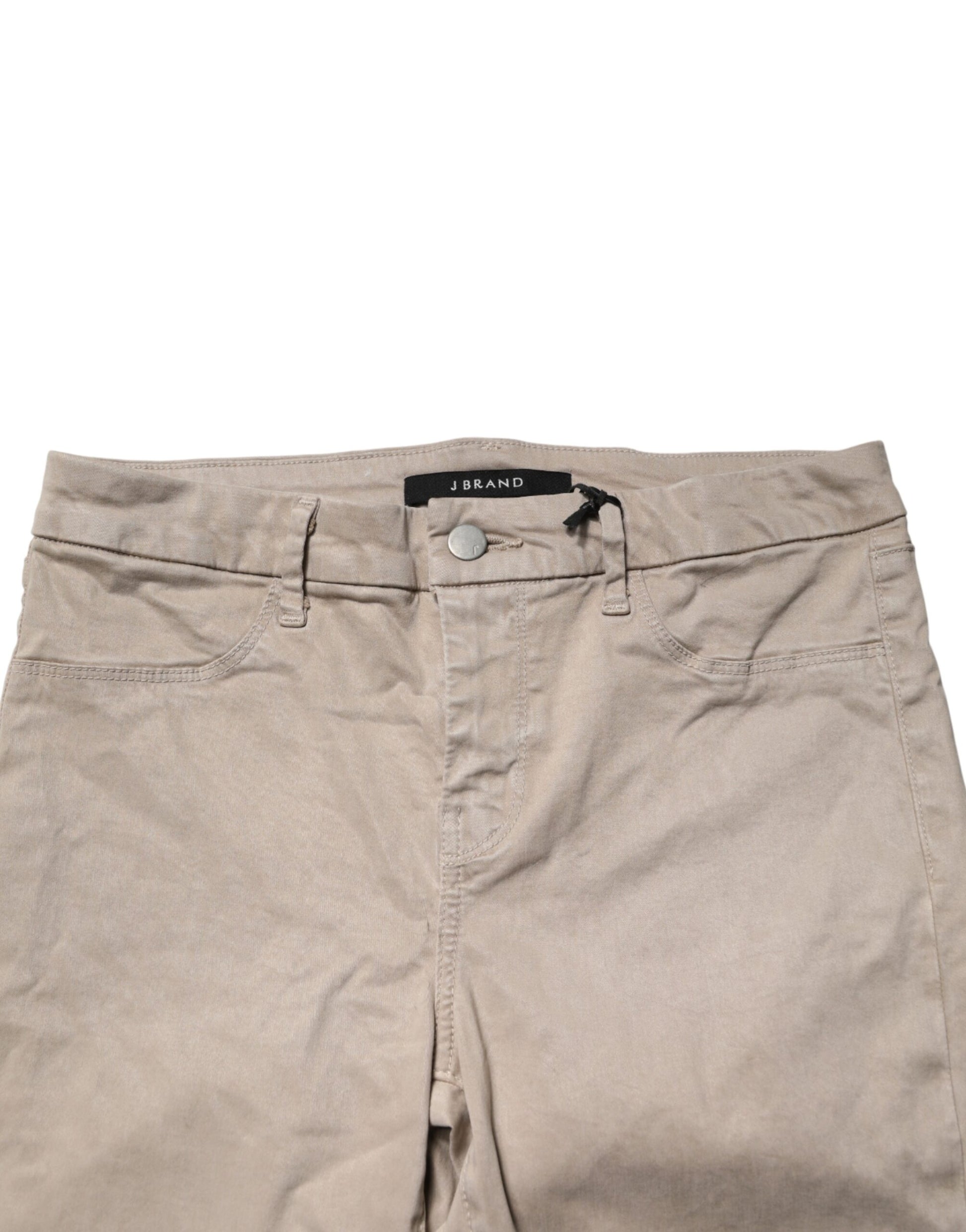 J Brand Beige Skinny Pants for Women side view