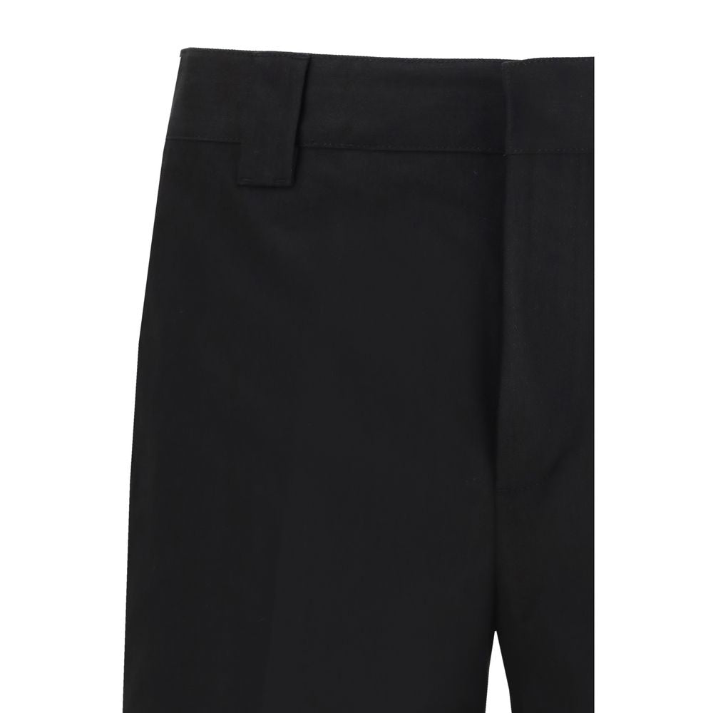 Golden Goose Black Chino Pants for Men detail view