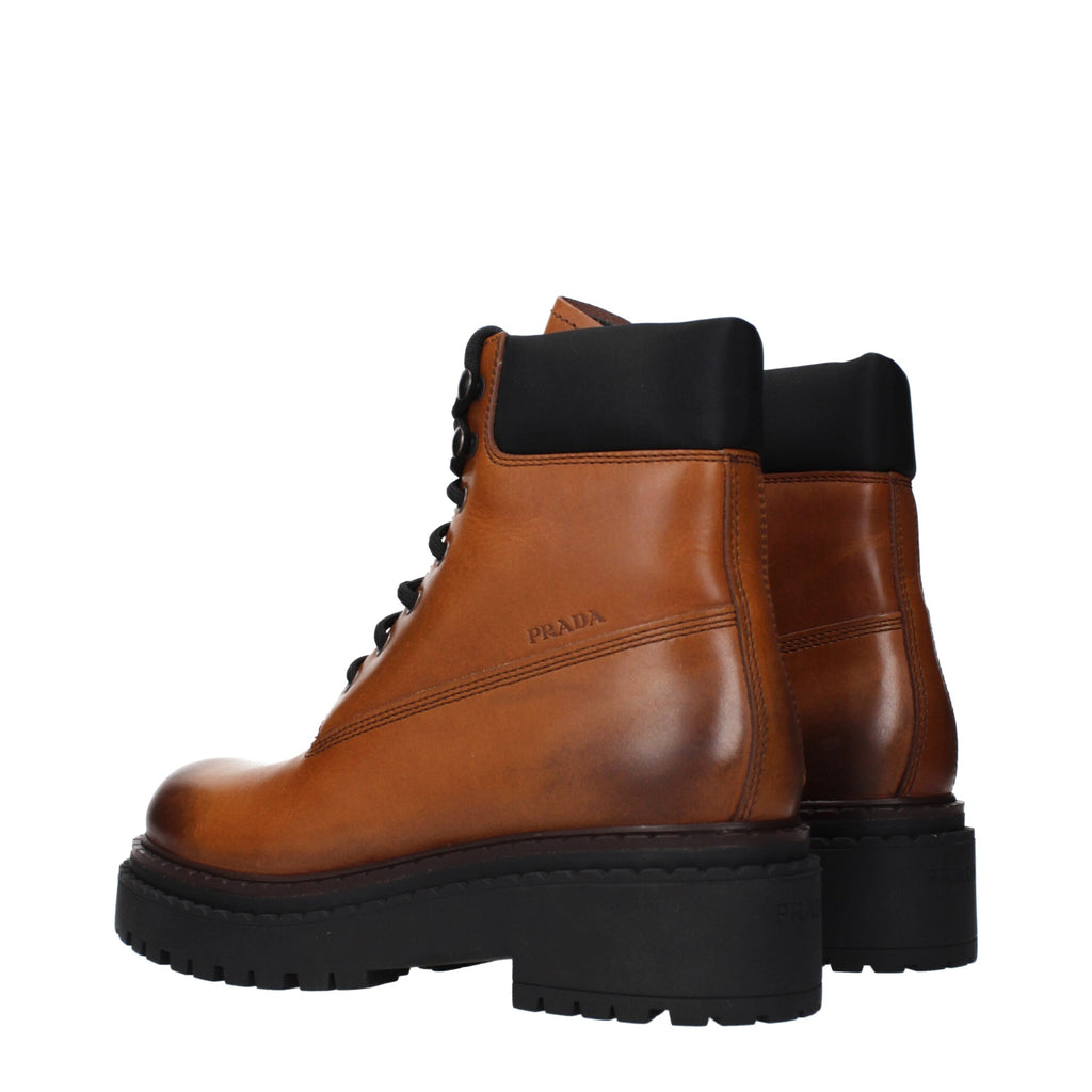 Prada Brown Ankle for Women side view