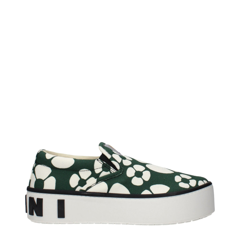 Marni Green Slip On Loafers for Women
