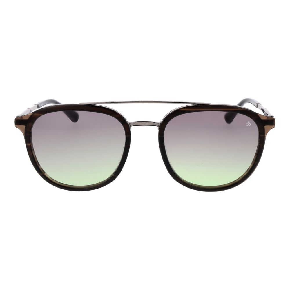 Lunettes de soleil Scotch & Soda en acétate marron