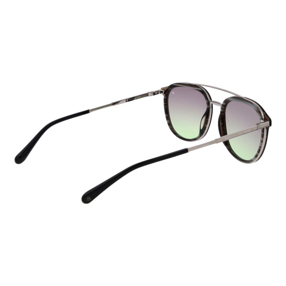 Lunettes de soleil Scotch & Soda en acétate marron