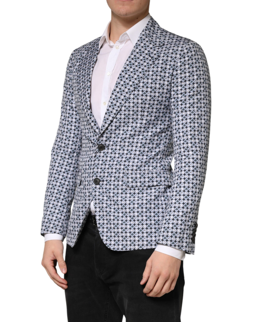 Dolce & Gabbana Blue Blazer for Men detail view