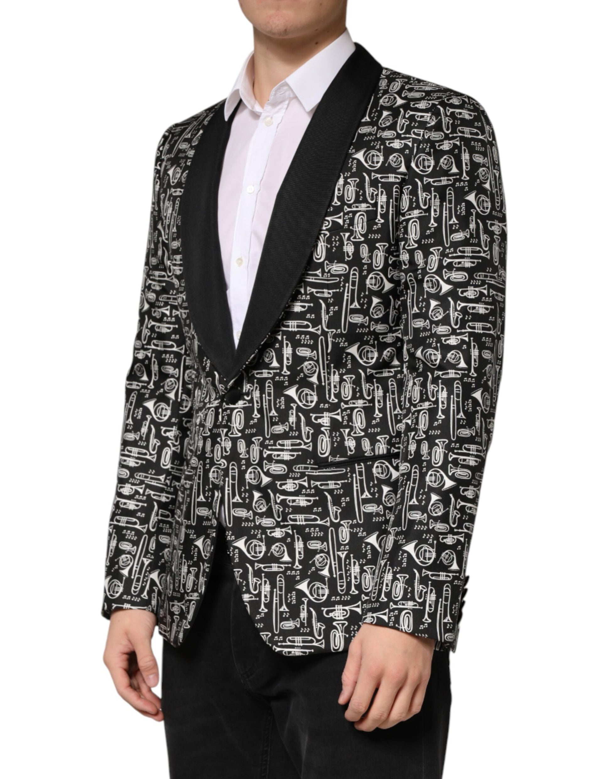 Dolce & Gabbana Black Blazer for Men detail view