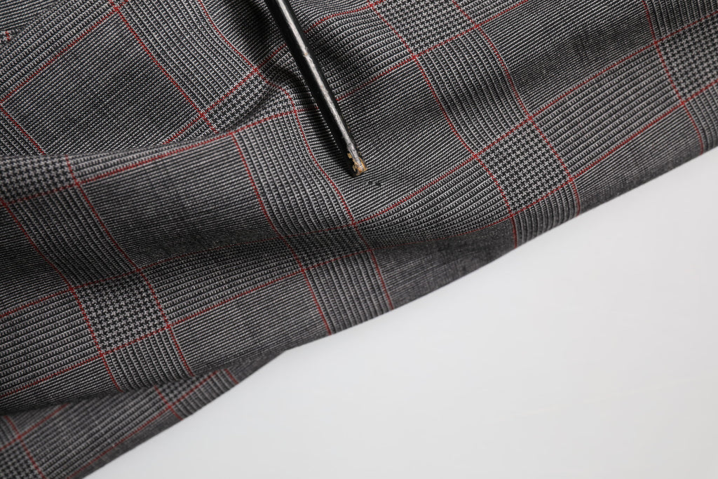 Blazer Dolce & Gabbana gris en laine, droit, à 2 boutons