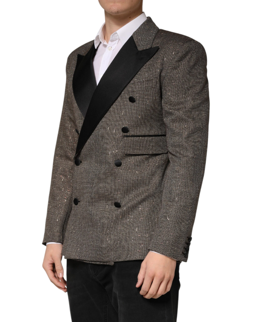 Dolce & Gabbana Grey Blazer for Men detail view