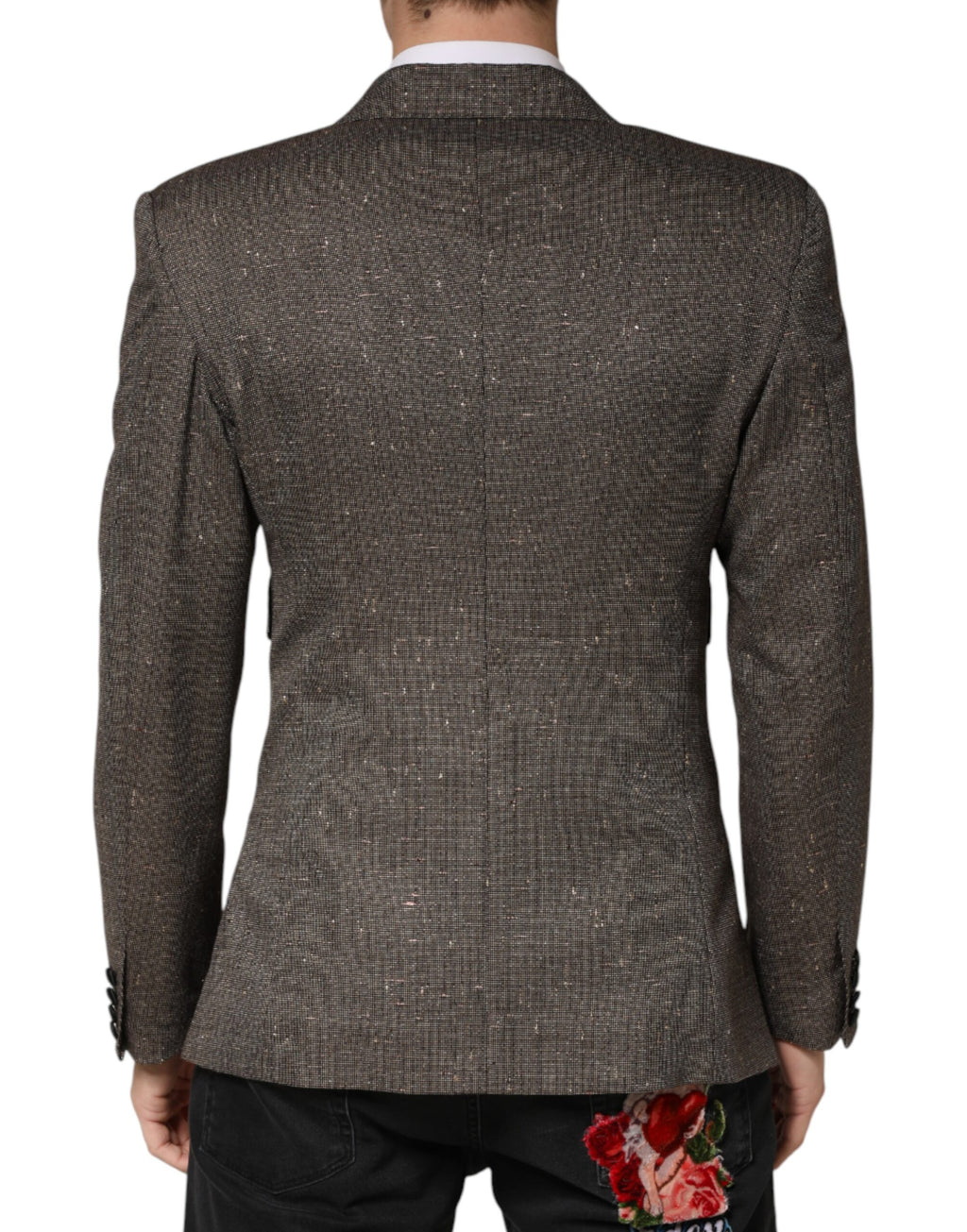 Dolce & Gabbana Grey Blazer for Men side view