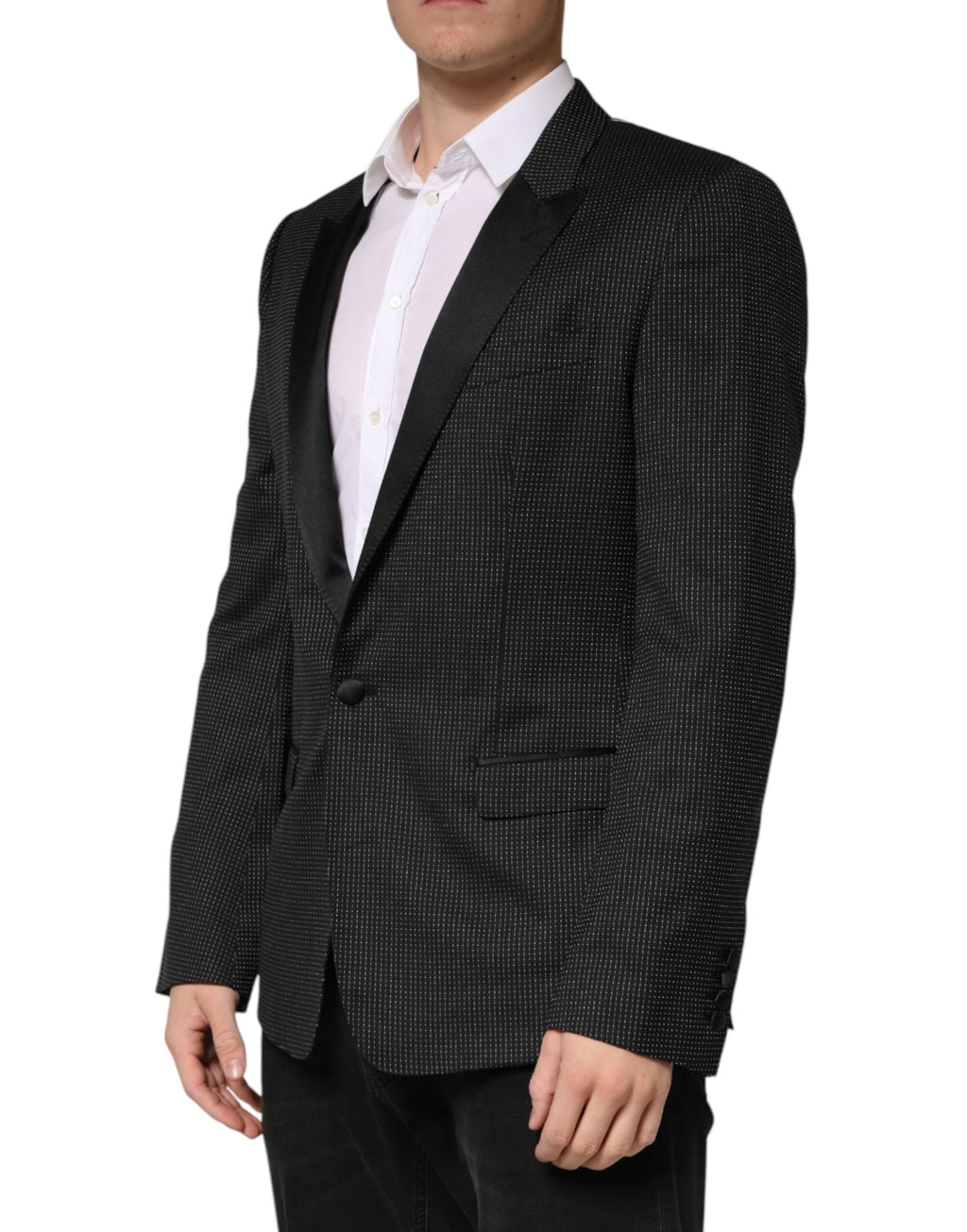 Dolce & Gabbana Black Blazer for Men detail view