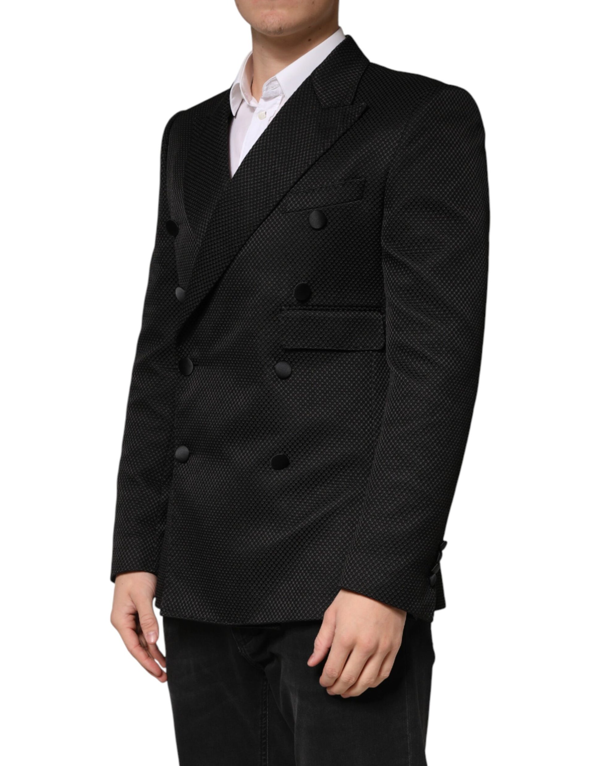 Dolce & Gabbana Black Blazer for Men detail view