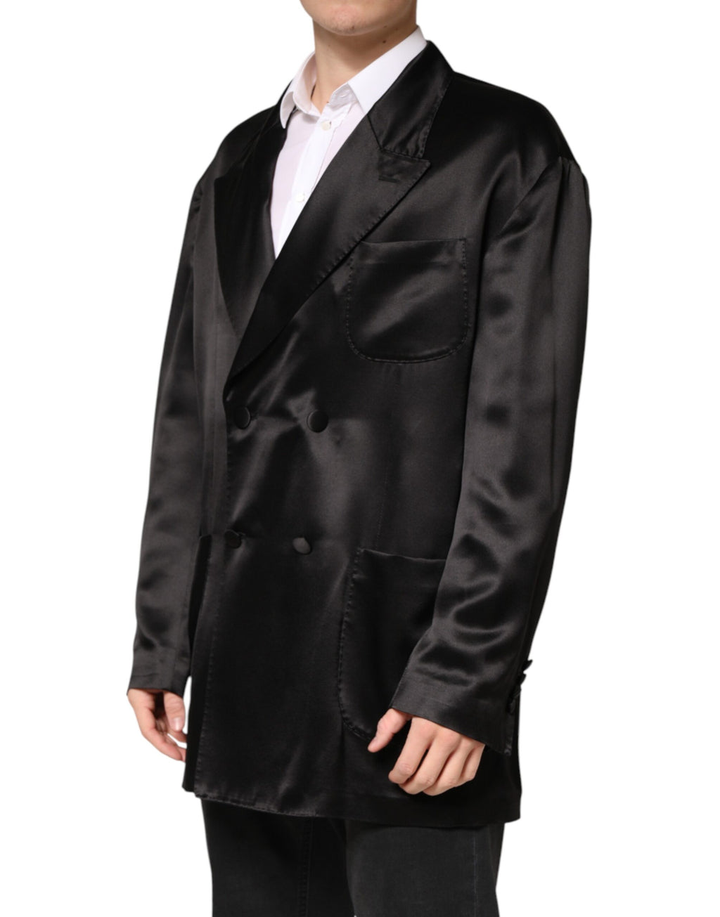 Dolce & Gabbana Black Blazer for Men detail view