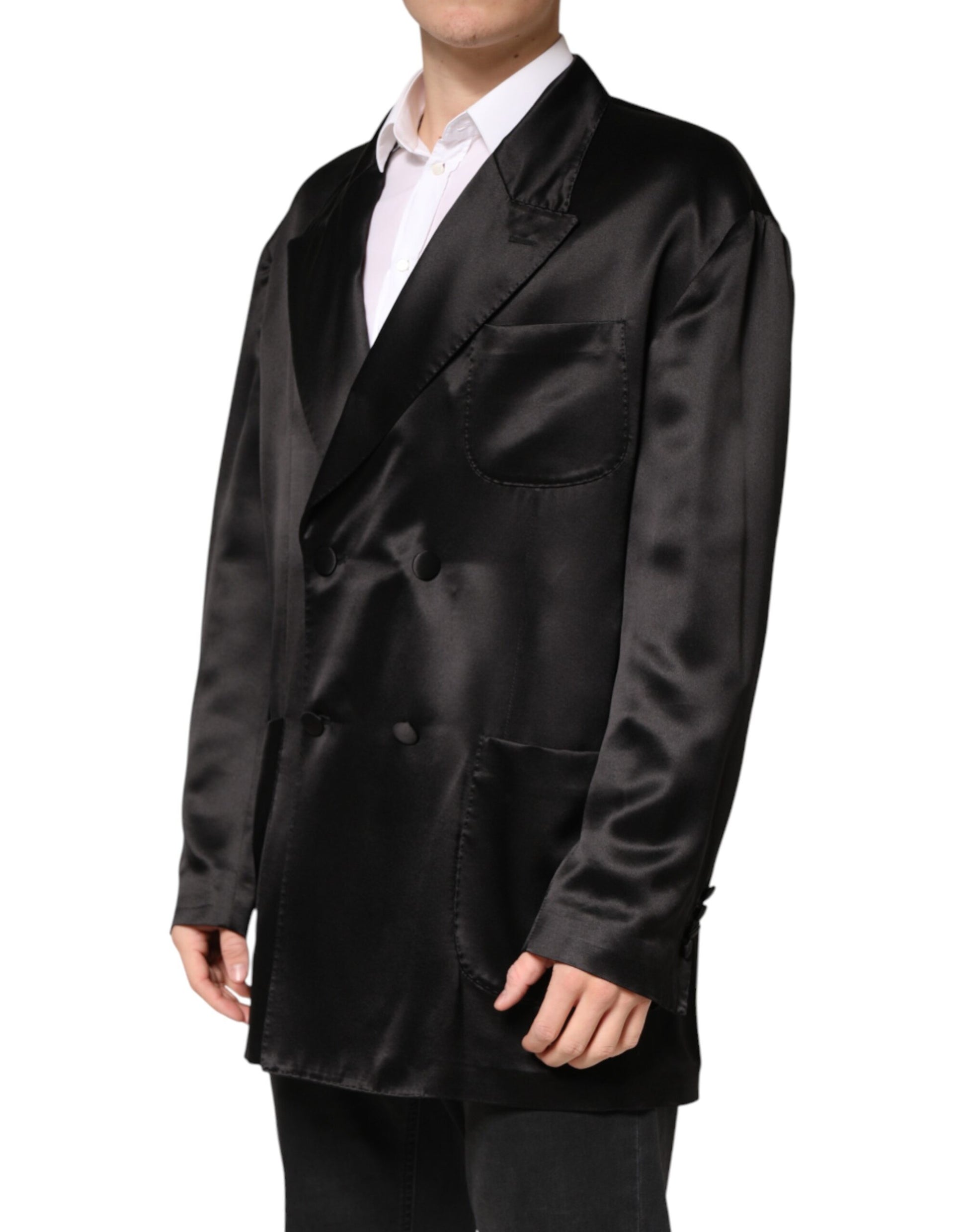 Dolce & Gabbana Black Blazer for Men detail view