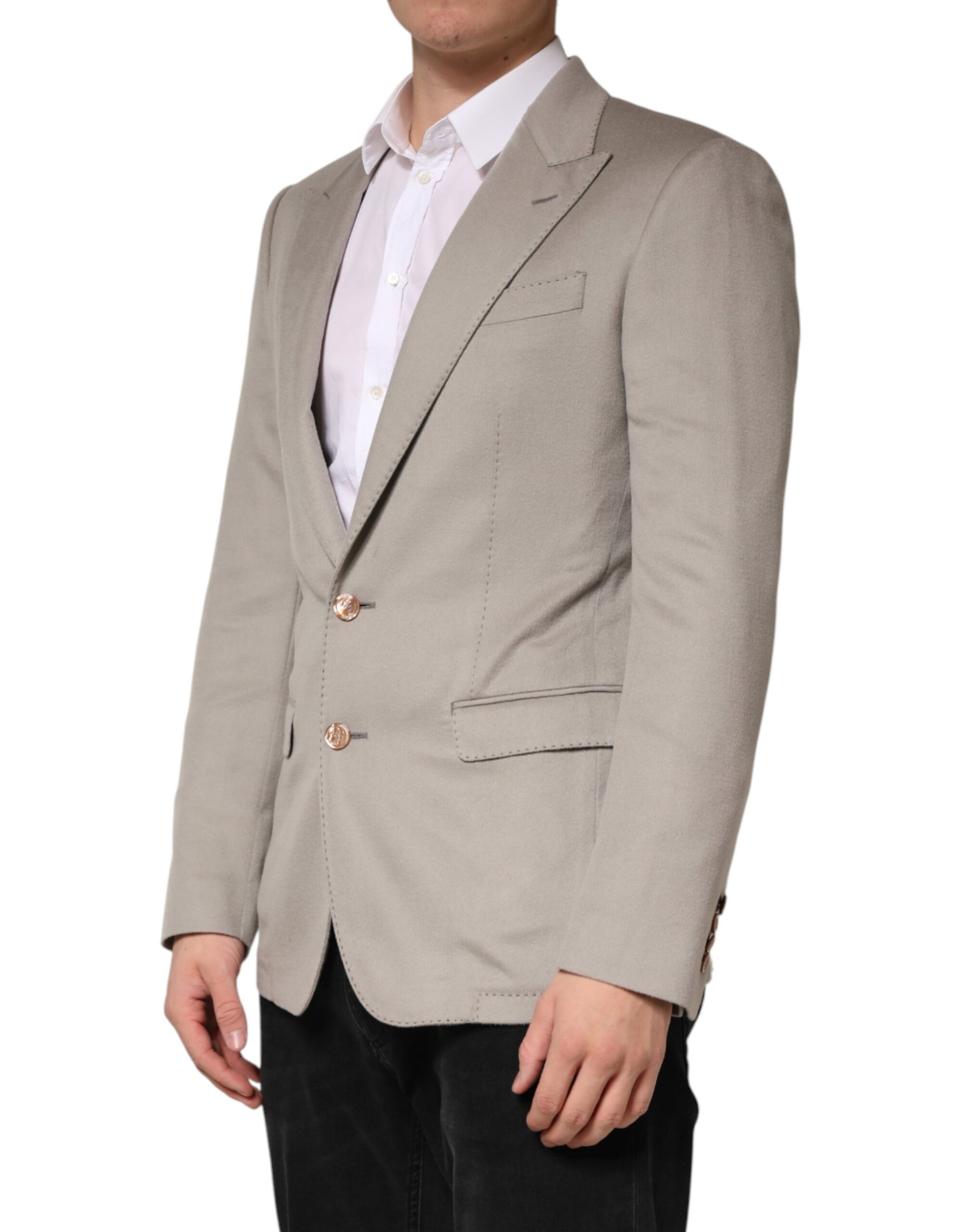 Dolce & Gabbana Grey Blazer for Men detail view