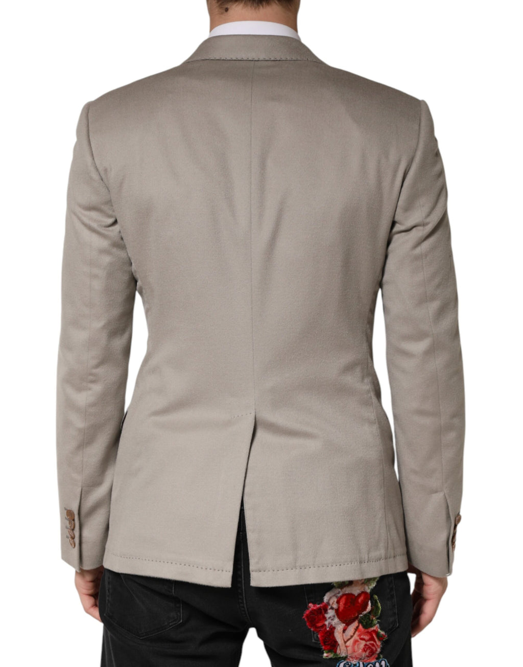 Dolce & Gabbana Grey Blazer for Men side view