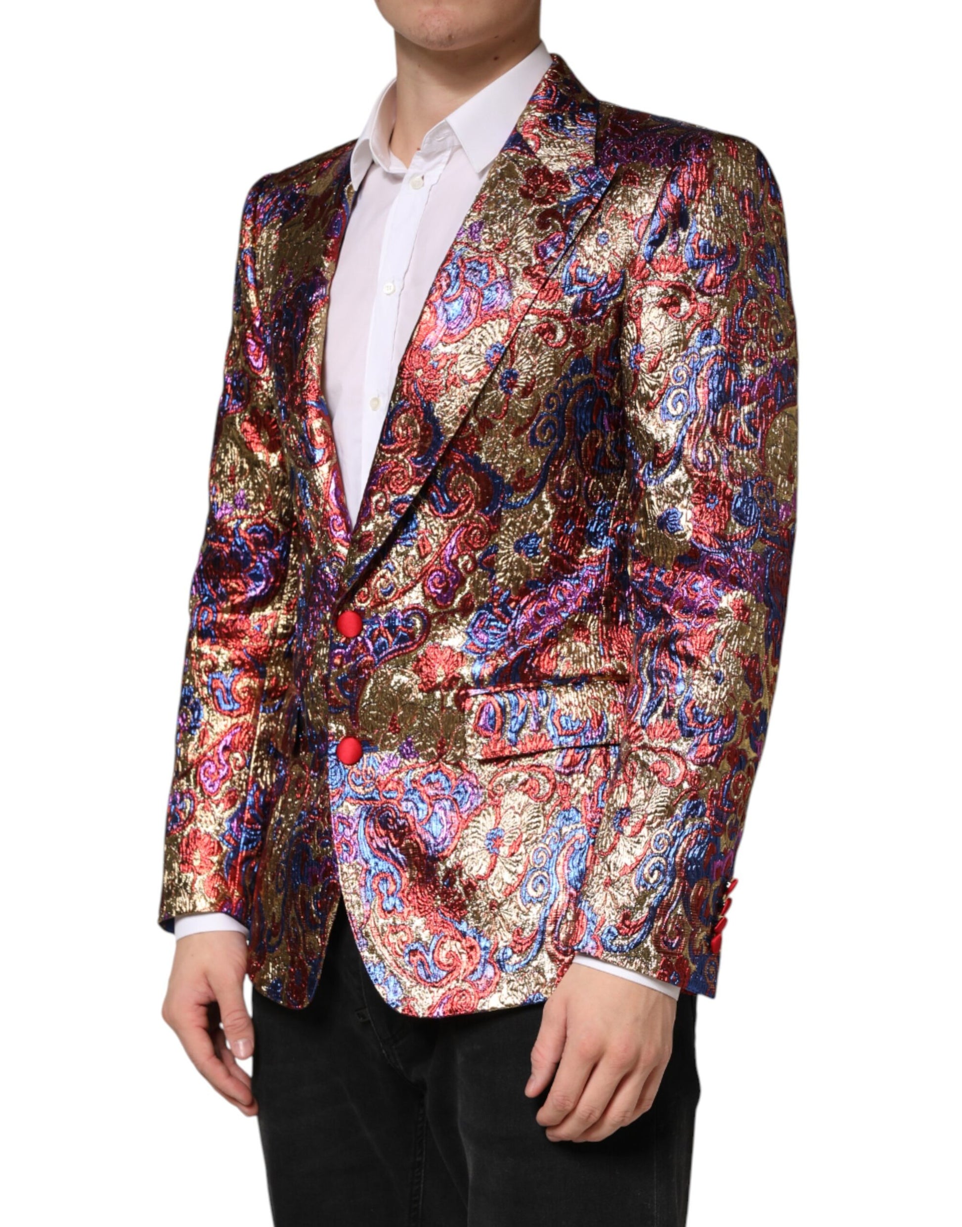 Dolce & Gabbana Multicolor Blazer for Men detail view
