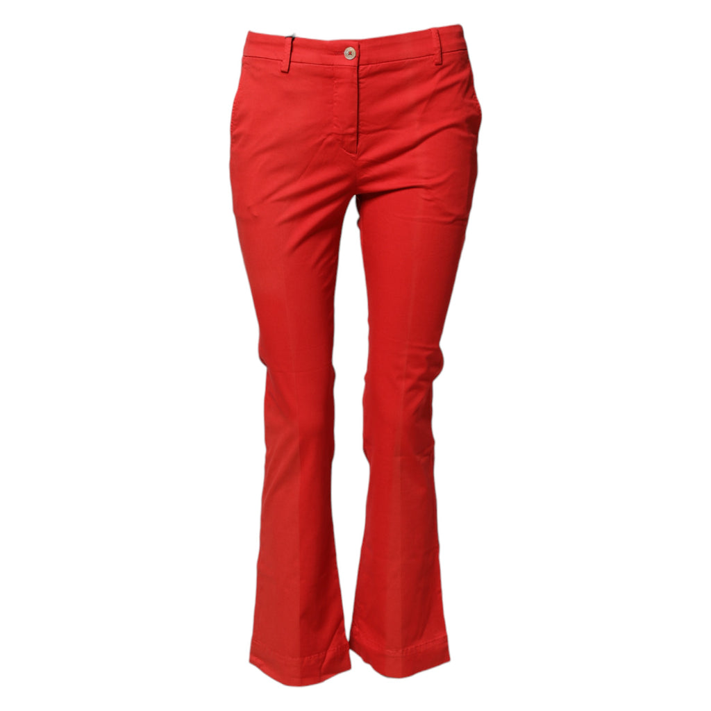 PT Torino Red Flared Pants for Women alternate view