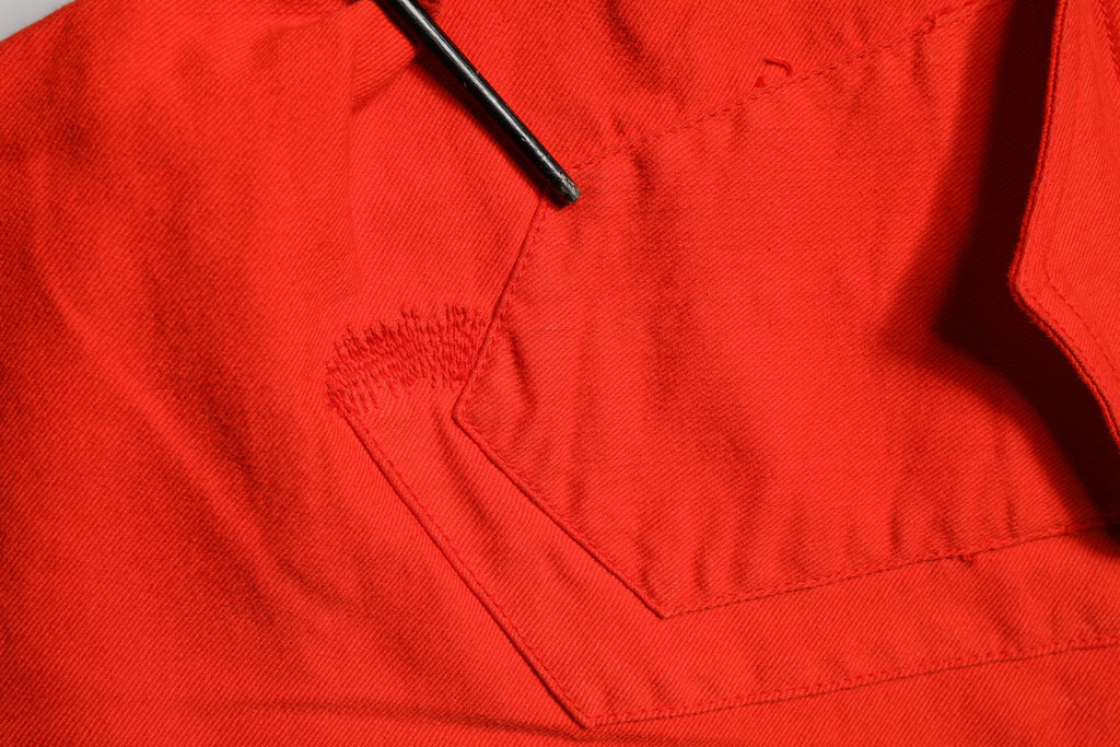 PLEIN SUD Red Cropped Jeans for Women additional view
