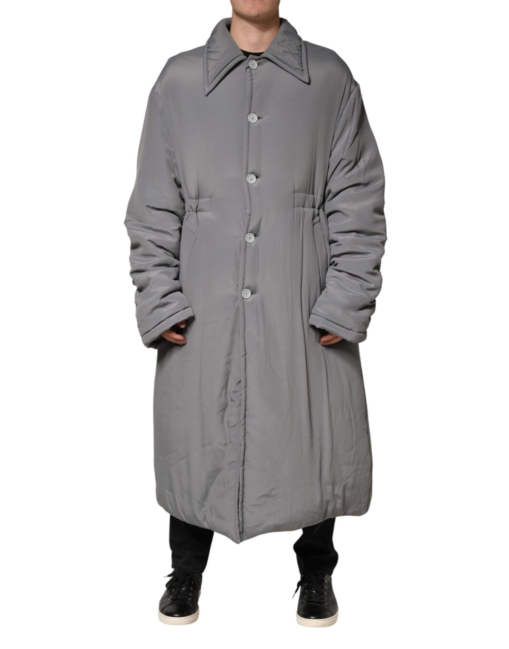 Dolce & Gabbana Grey Coat for Men