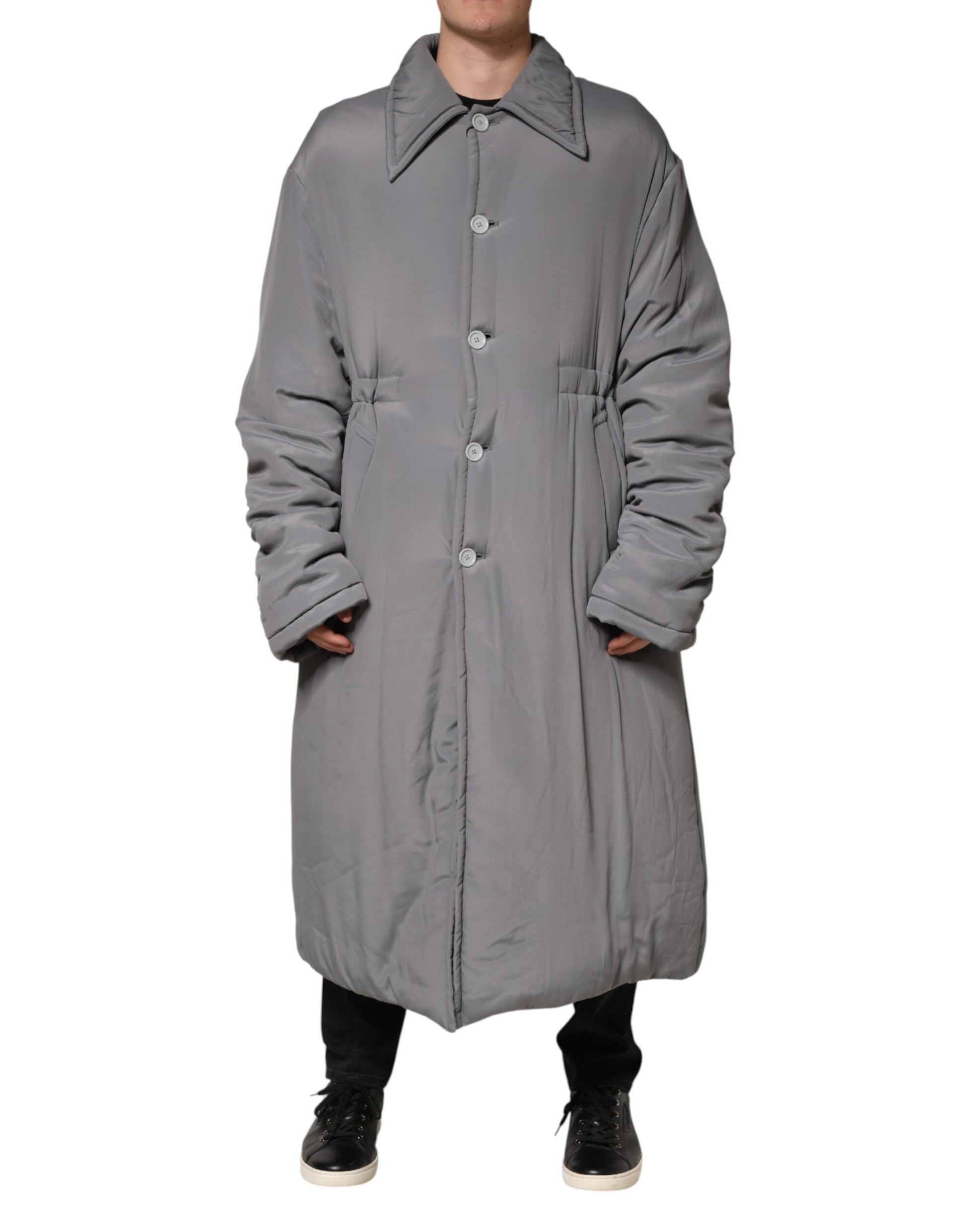 Dolce & Gabbana Grey Coat for Men