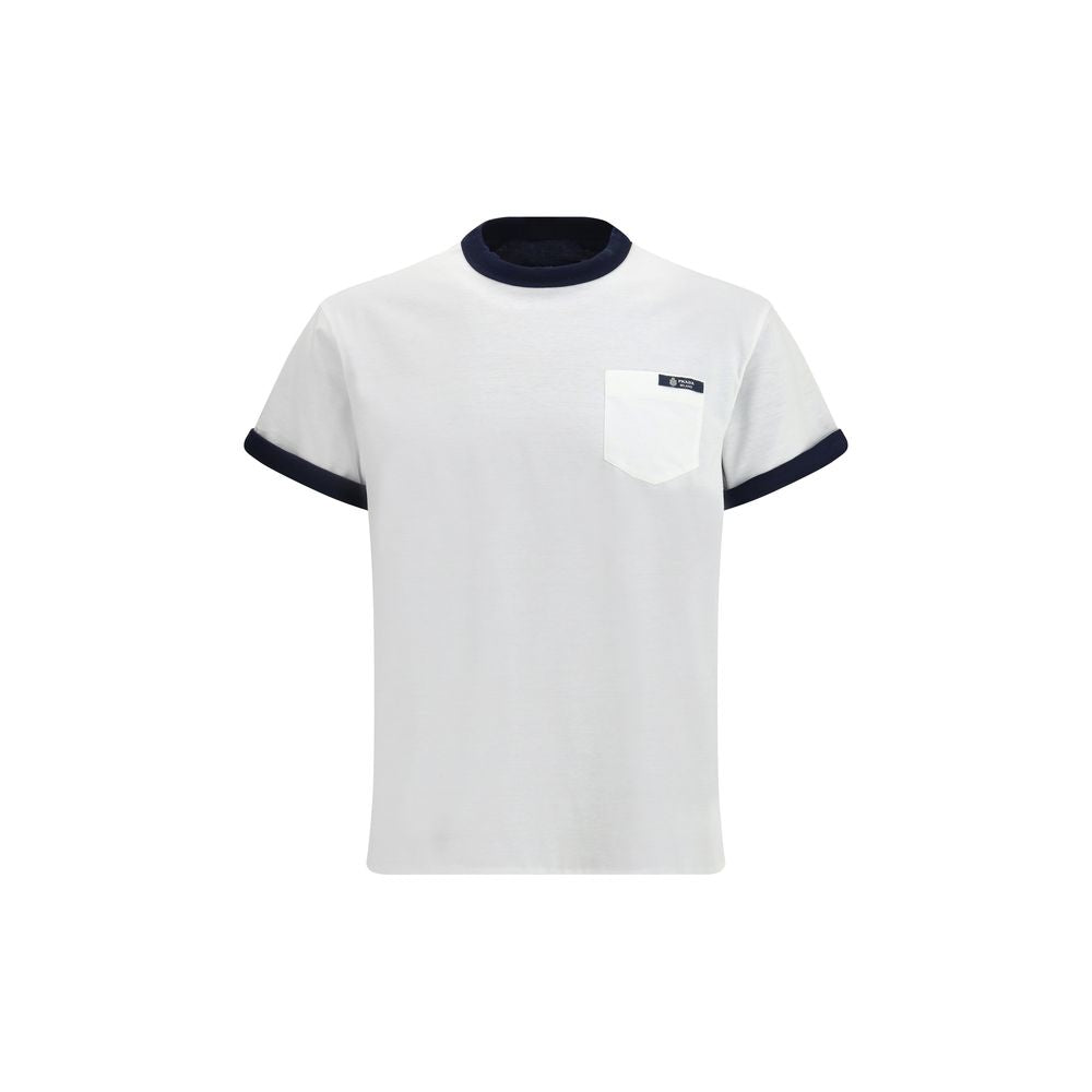 T-shirt en coton blanc Prada