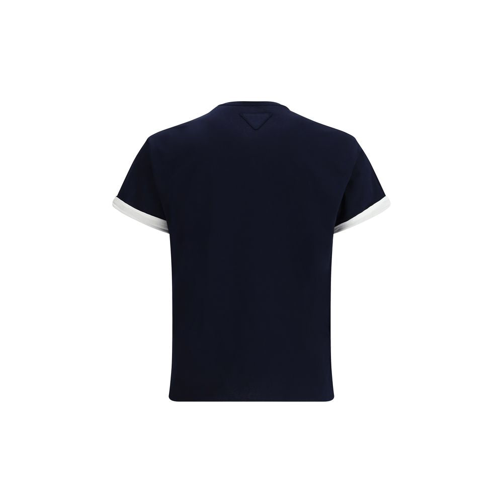 T-shirt en coton blanc Prada