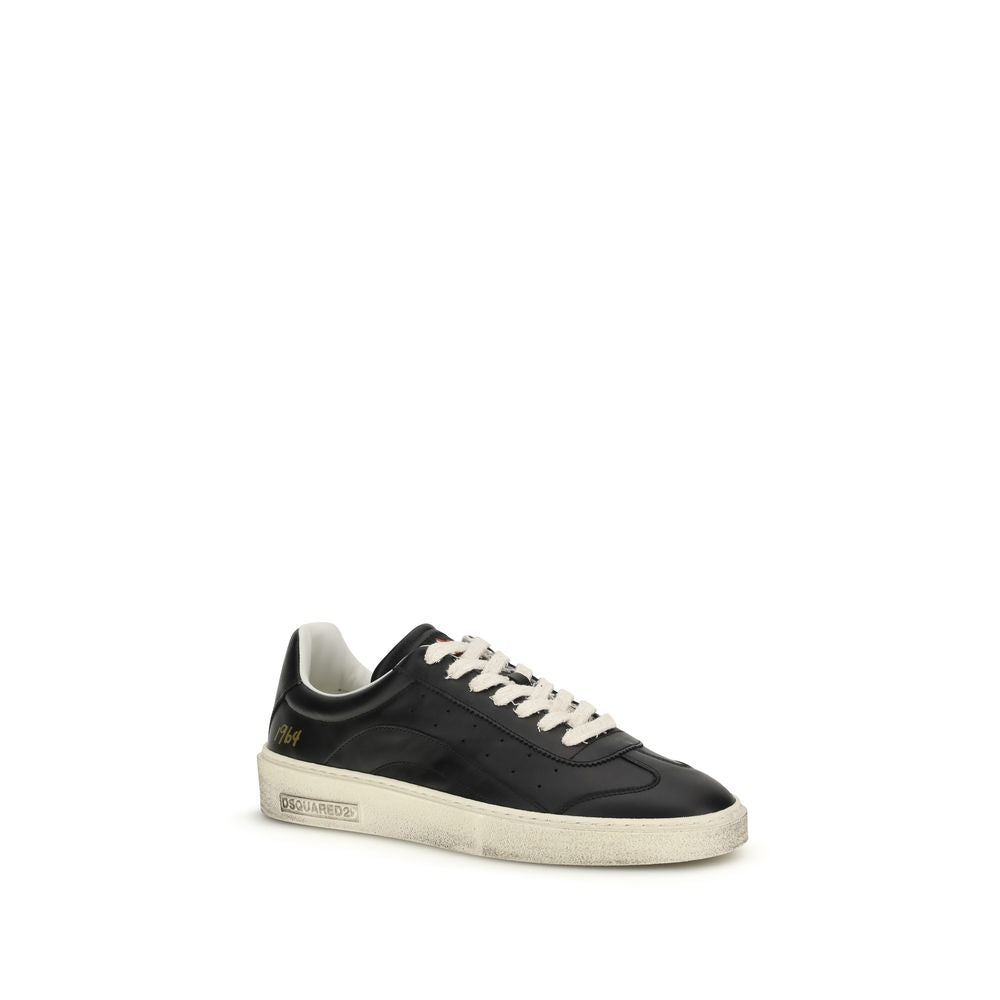 Dsquared² Black Low Top Sneakers for Men alternate view