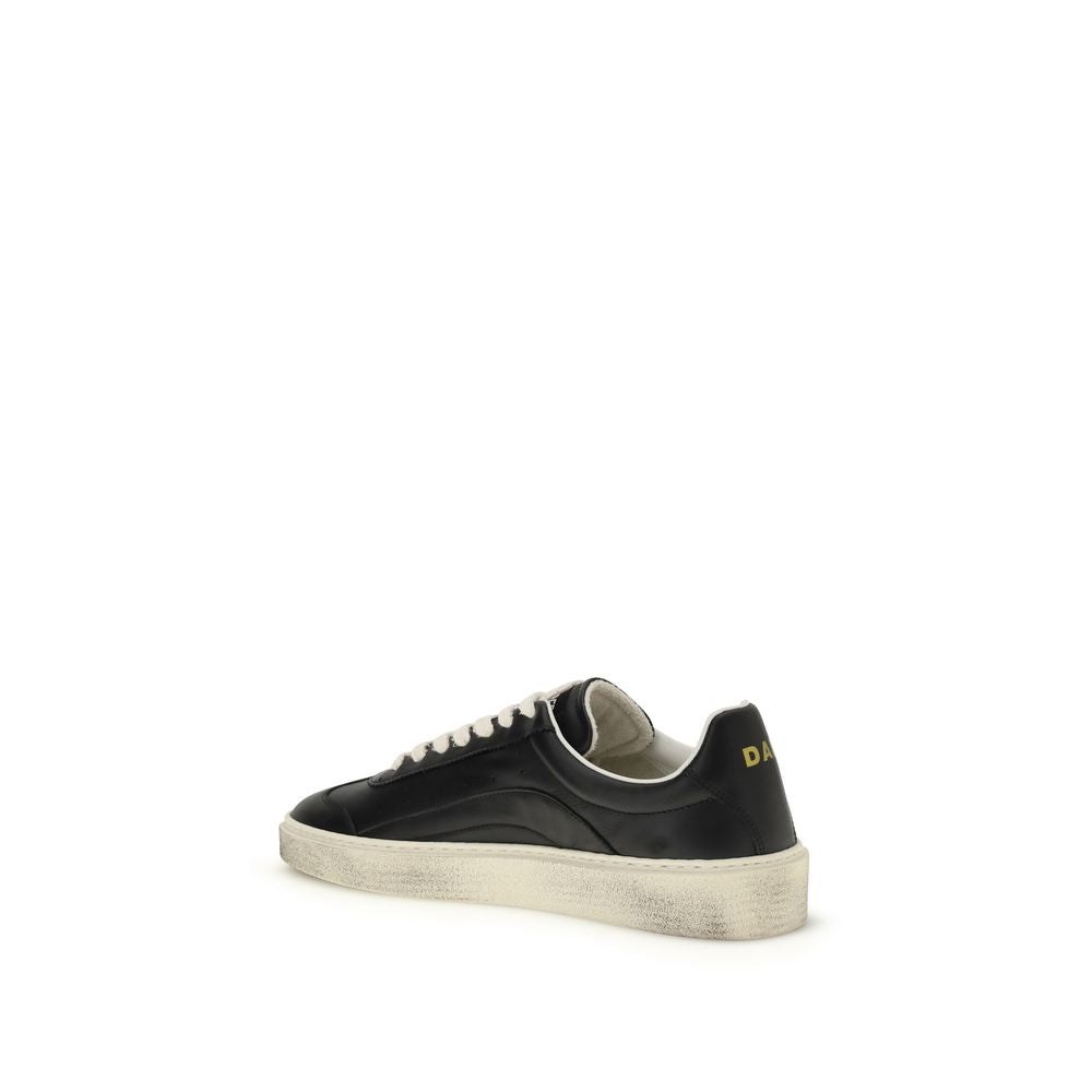 Dsquared² Black Low Top Sneakers for Men detail view