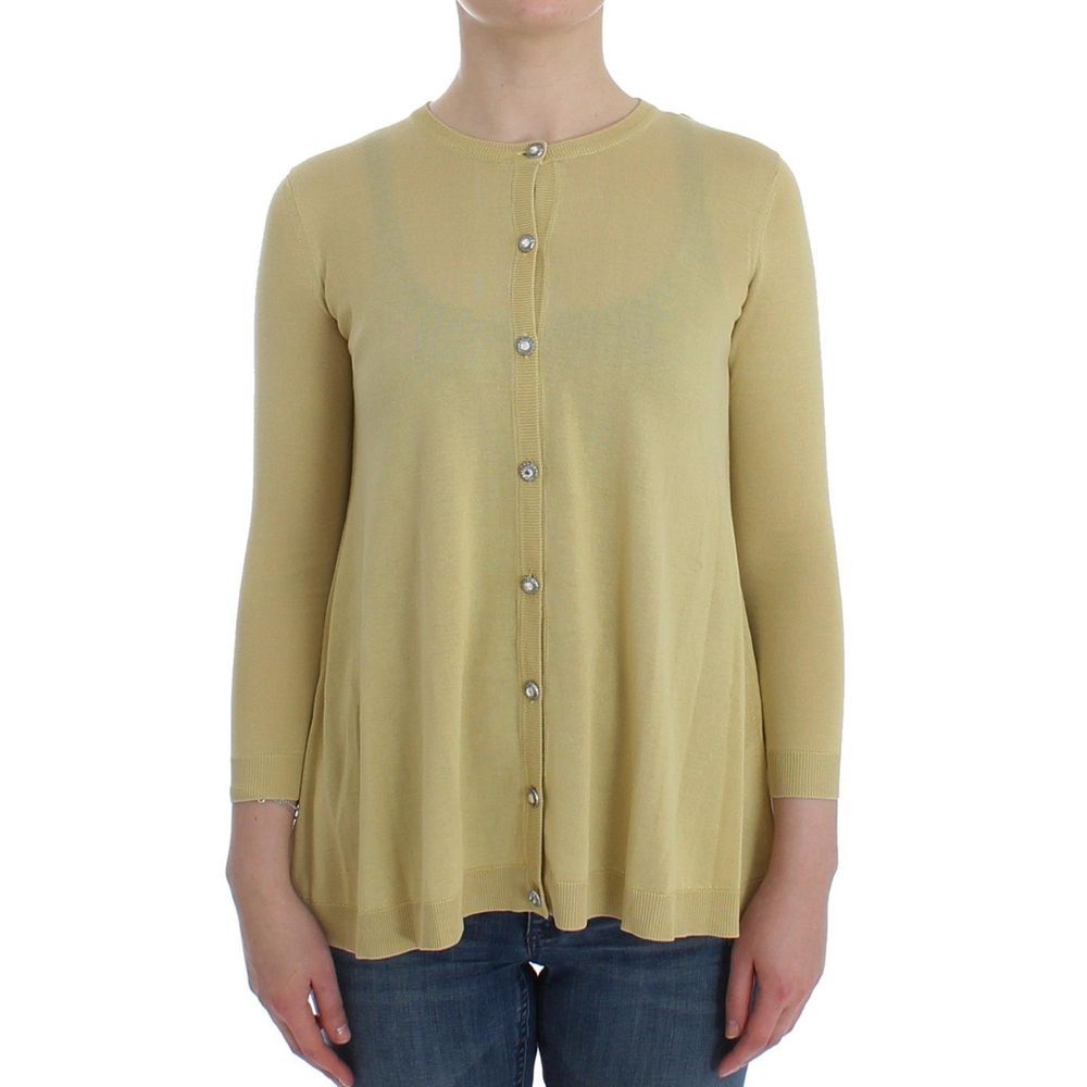 Cardigan en soie bicolore Dolce & Gabbana