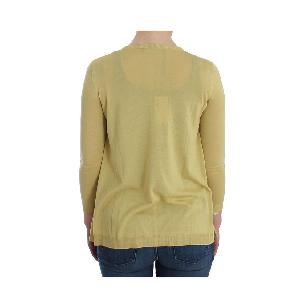 Cardigan en soie bicolore Dolce & Gabbana