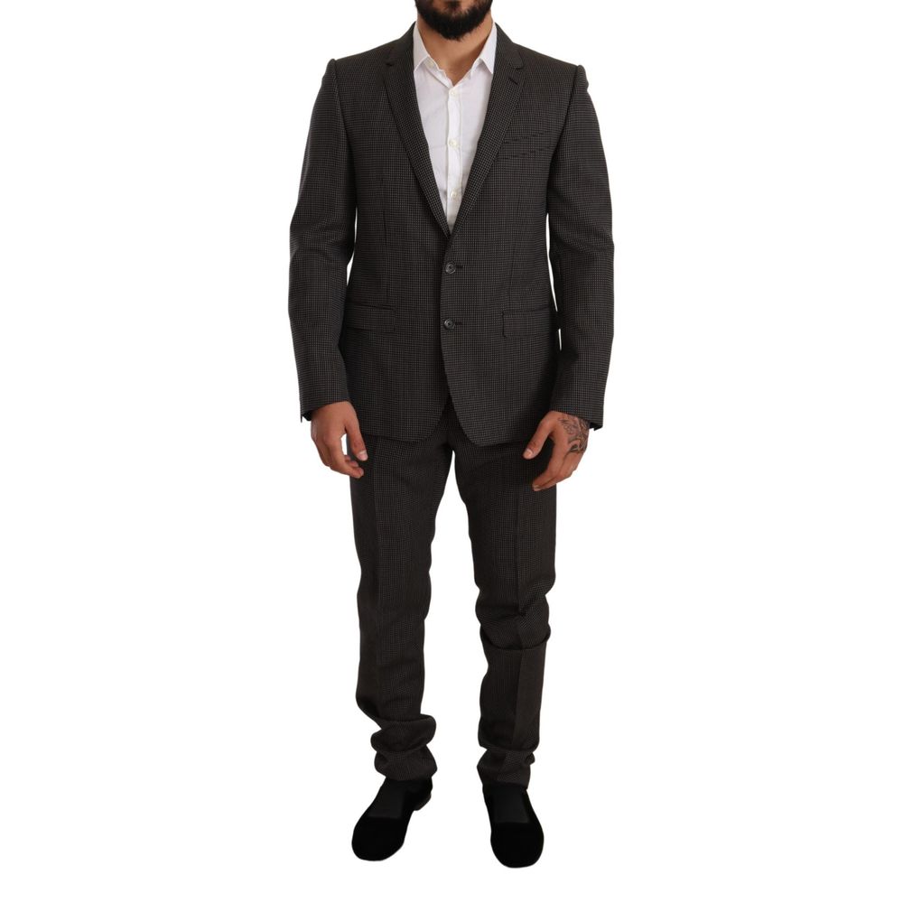 Dolce & Gabbana Black Two Piece Suits for Men