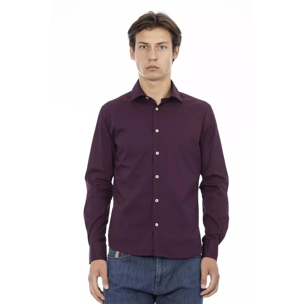 Baldinini Trend Red Dress Shirt for Men