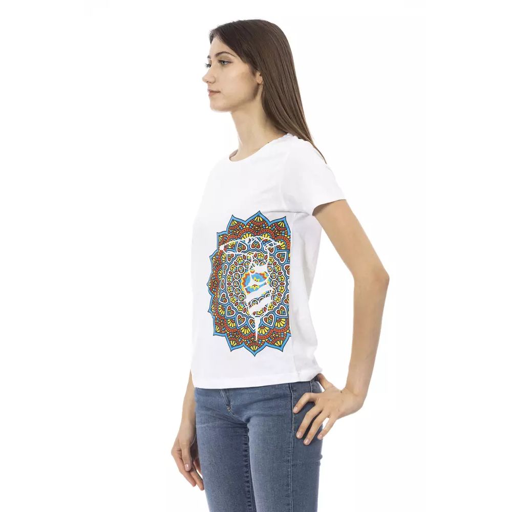 Trussardi Action White Tank Tops T for Women detail view