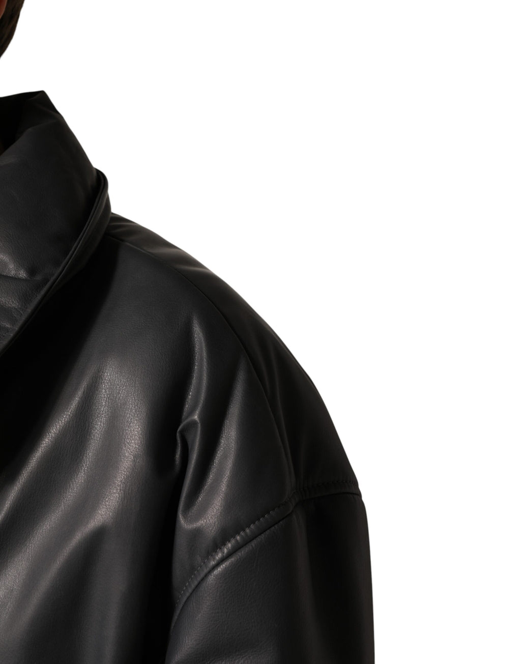 Dolce & Gabbana Black Coat for Men side view