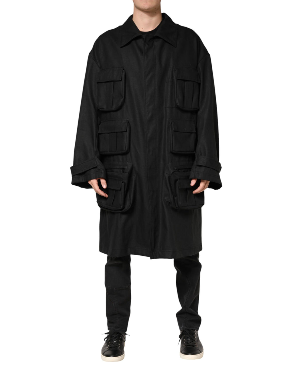 Dolce & Gabbana Black Coat for Men