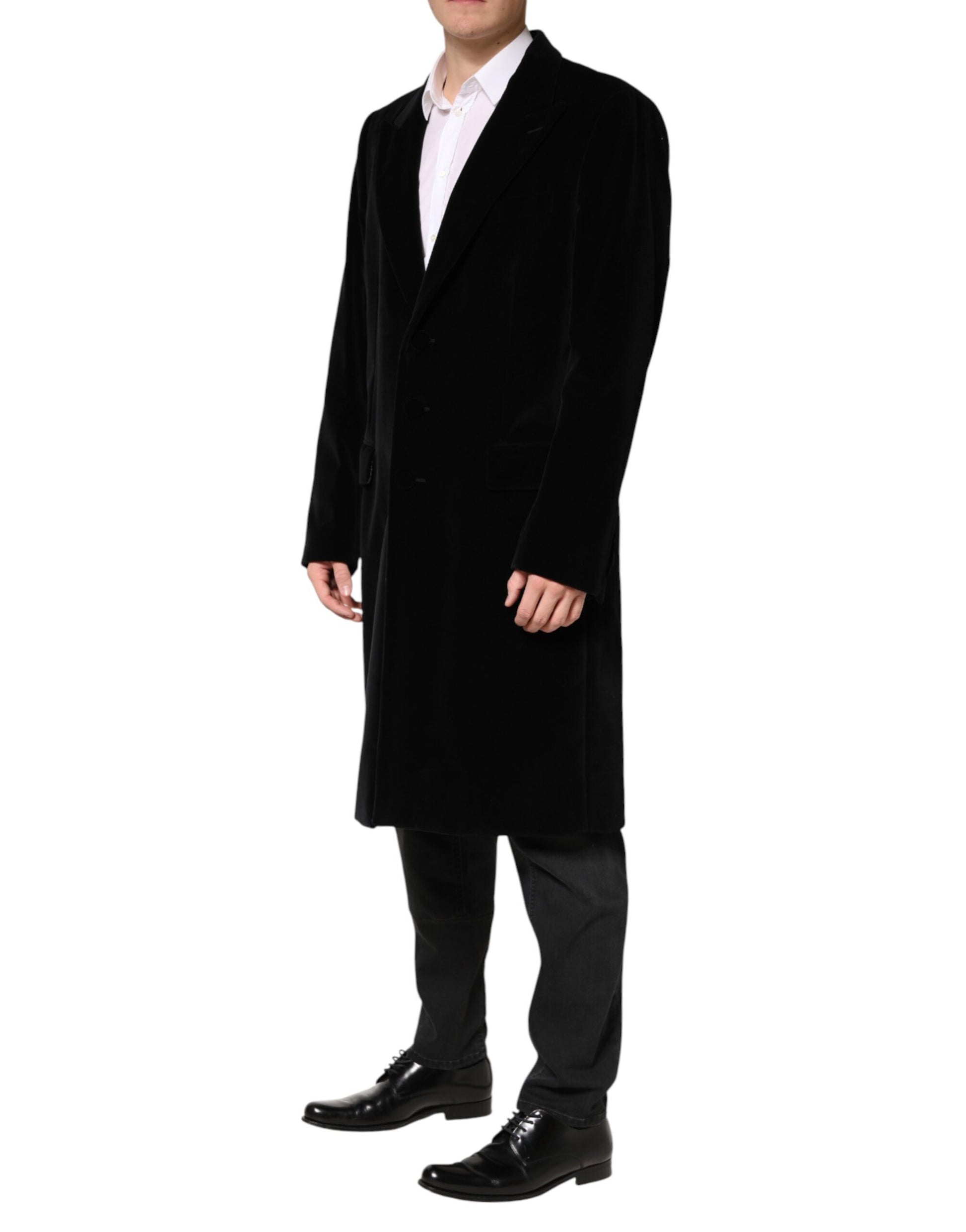 Dolce & Gabbana Black Coat for Men detail view