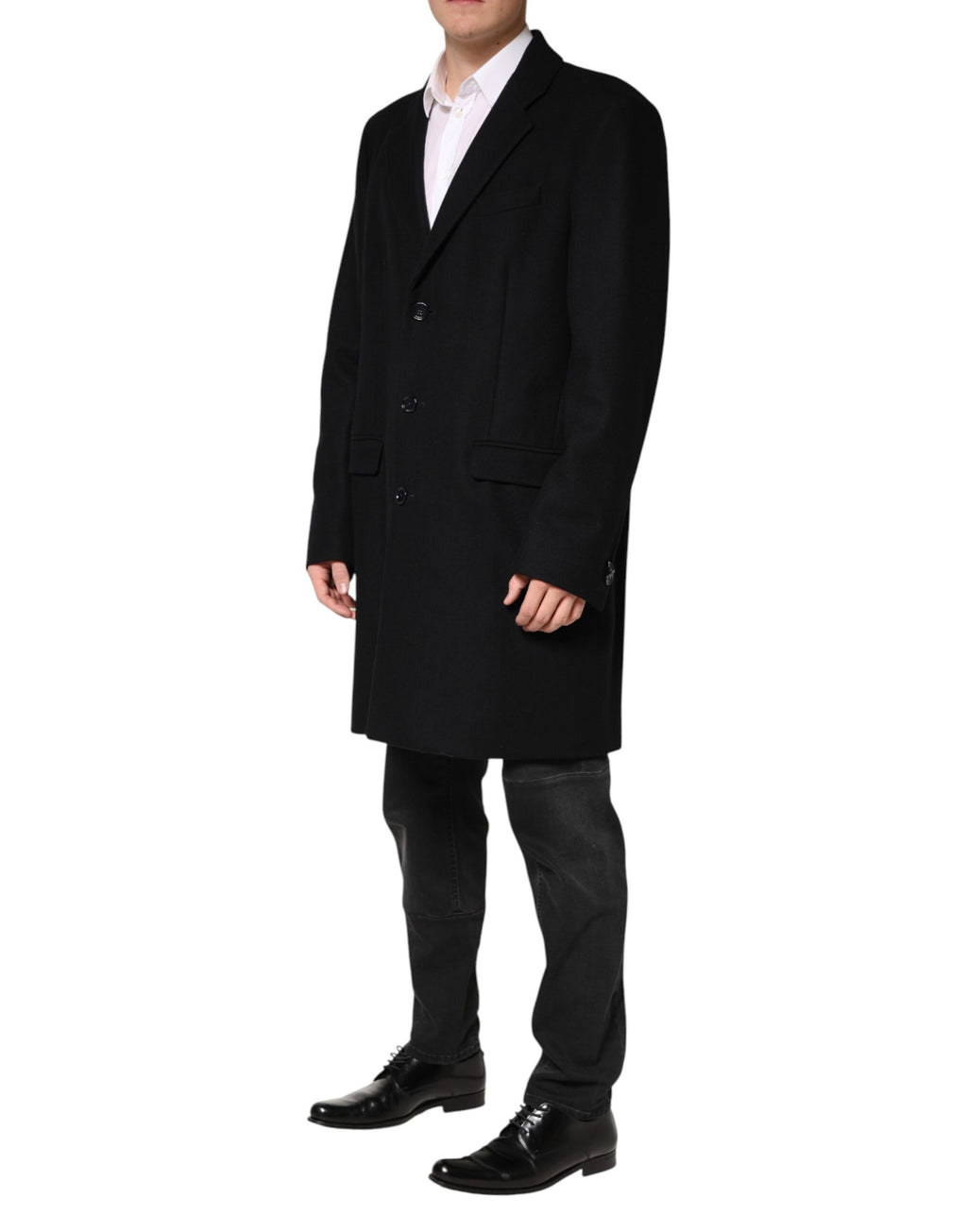 Dolce & Gabbana Black Coat for Men detail view