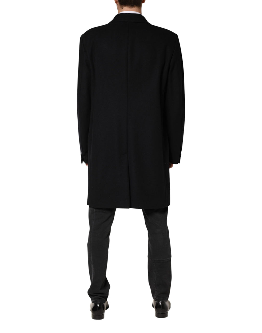 Dolce & Gabbana Black Coat for Men side view
