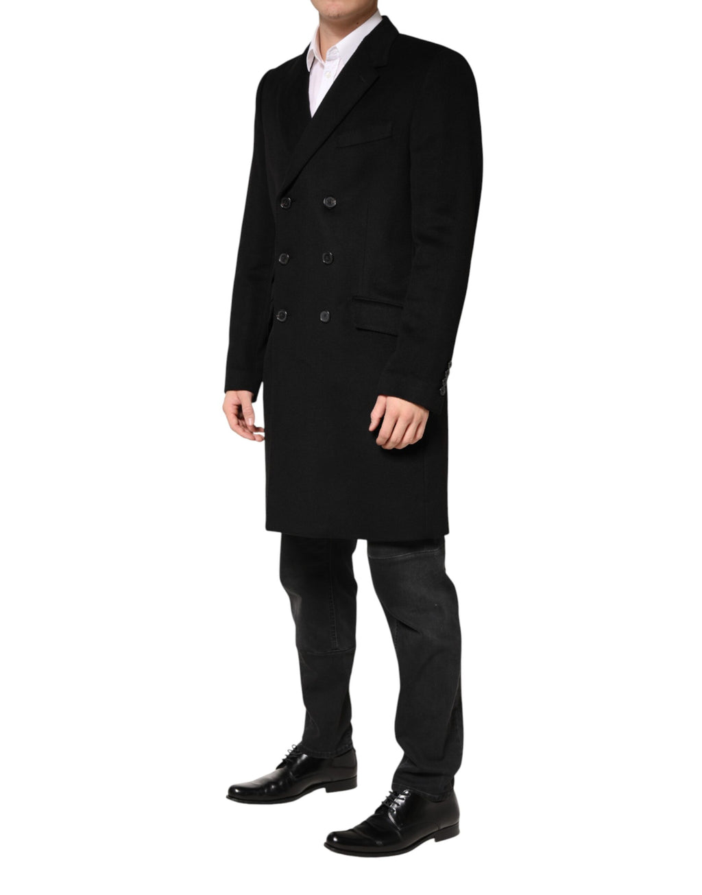 Dolce & Gabbana Black Coat for Men detail view