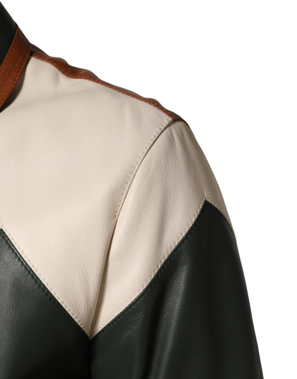 Dolce & Gabbana Multicolor Biker Jackets for Men detail view