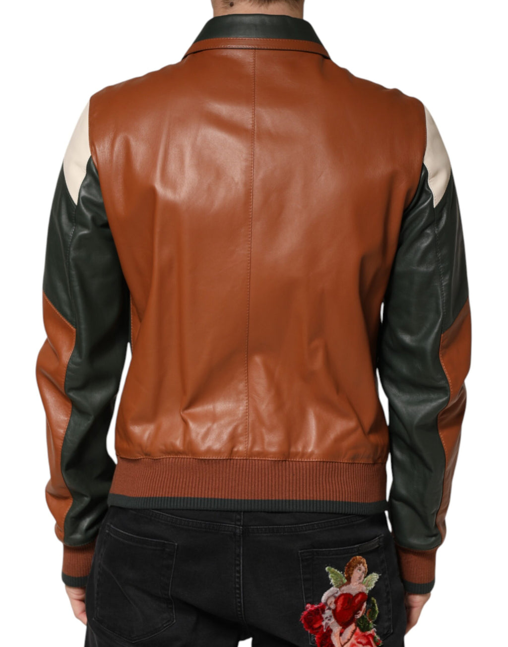 Dolce & Gabbana Multicolor Biker Jackets for Men additional view