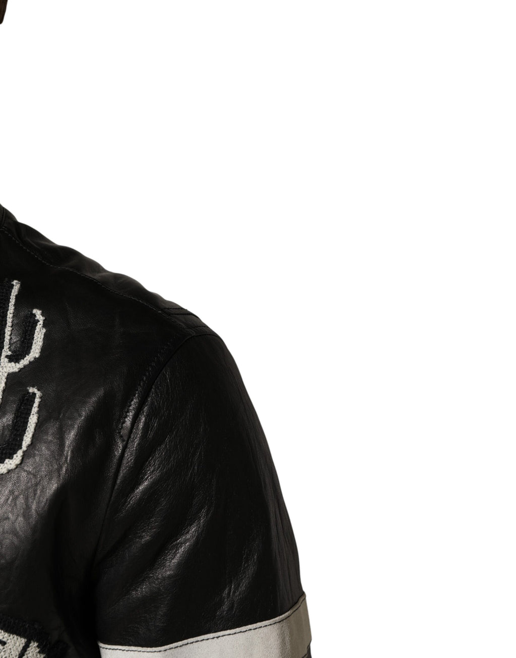 Dolce & Gabbana Black Biker Jackets for Men additional view