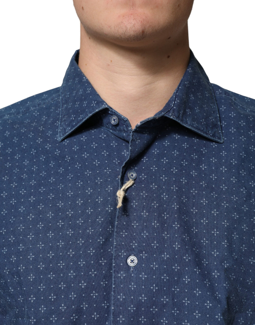 Orian 1968 Blue Dress Shirt for Men additional view