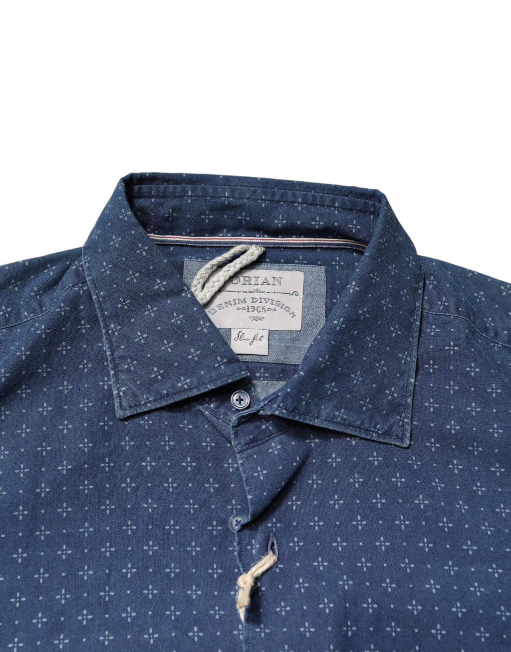 Orian 1968 Blue Dress Shirt for Men additional view