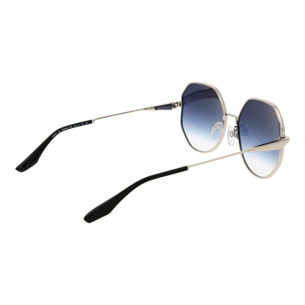 Lunettes de soleil Trussardi en métal argenté