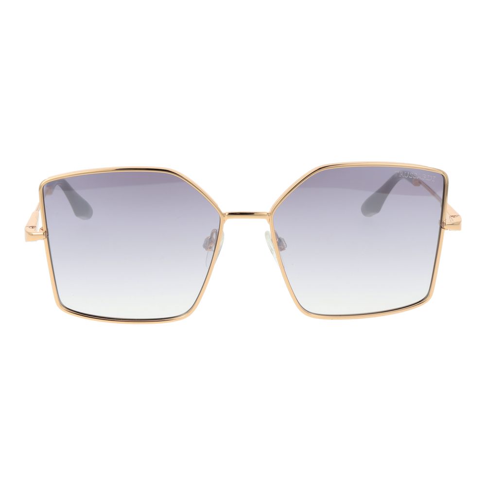 Lunettes de soleil Trussardi en métal doré