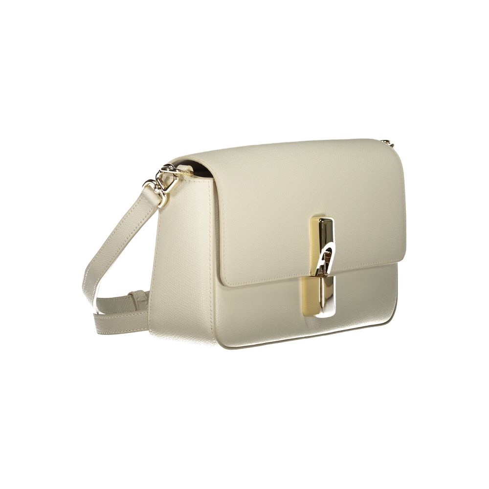 Furla Bianco Pelle Women Handbag