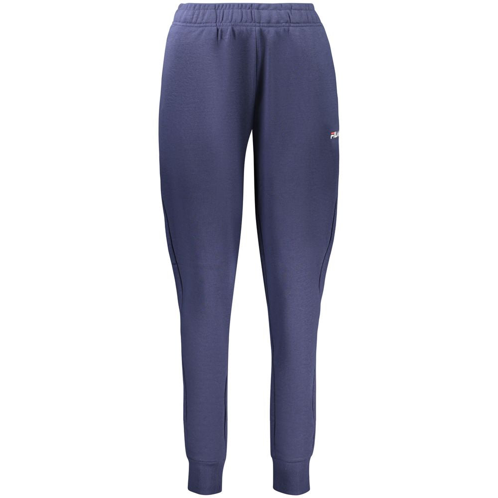 Pantalon de survêtement Fila en coton biologique bleu pour femme