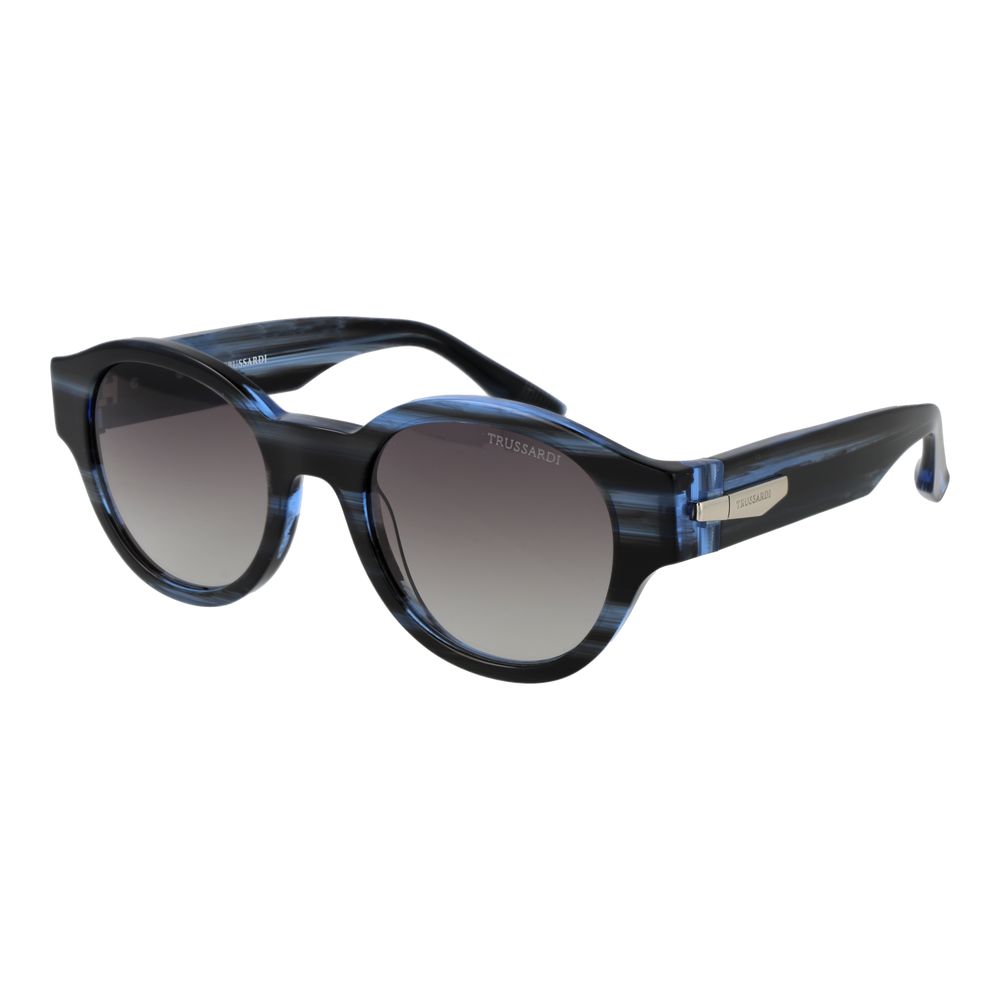 Lunettes de soleil Trussardi en acétate noir