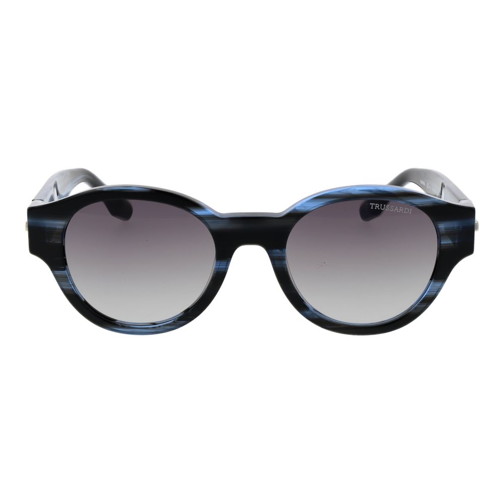 Lunettes de soleil Trussardi en acétate noir